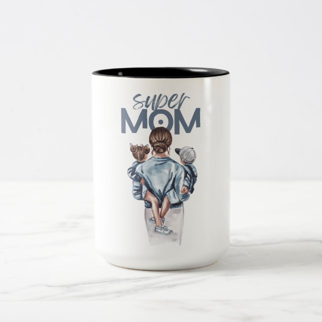 Super MOM Mug for Parent Gifts (Center)