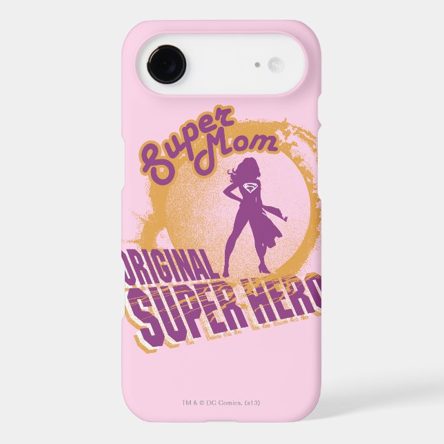 Super Mom Original Super Hero Case-Mate iPhone Case (Back)