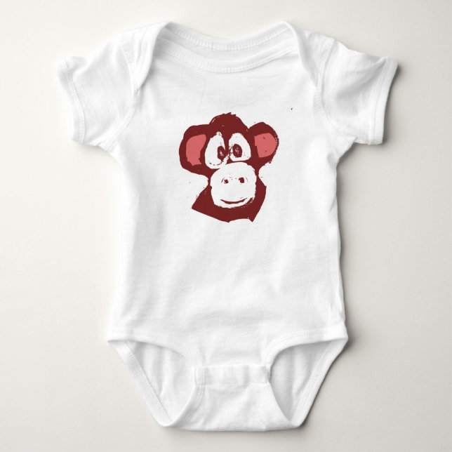 Super Monkey Baby Bodysuit (Front)