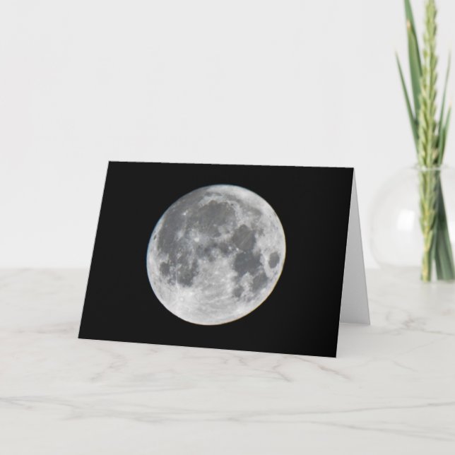 Super Moon | Mendota Heights Minnesota Card (Front)