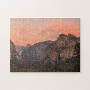 Super Moon Rises over Cathedral Rocks Jigsaw Puzzle
