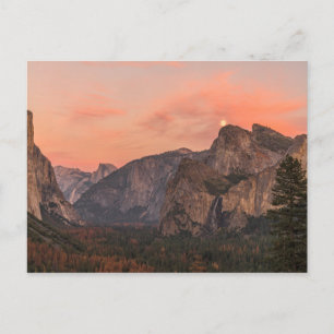 Super Moon Rises over Cathedral Rocks Postcard