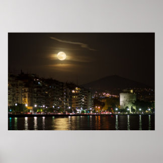 Super Moon Rising Poster