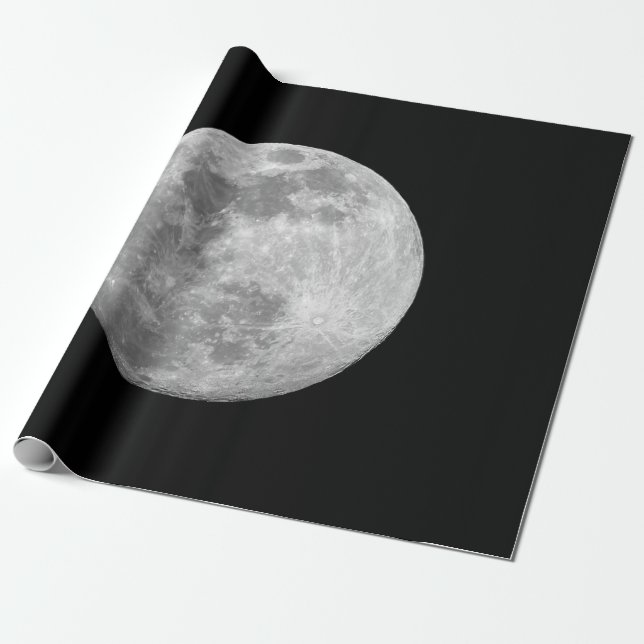 SUPER MOON WRAPPING PAPER (Unrolled)