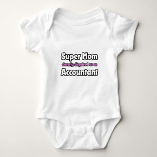 Super Mum ... Accountant Baby Bodysuit