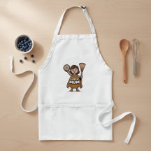 Super Mum Apron – Funny Kitchen Apron for Mum