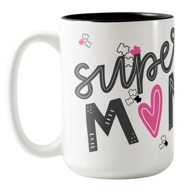 Super mum Autism appreciation Coffee mug (Super mom Autism appreciation Coffee mug)