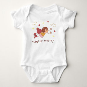super mum baby bodysuit