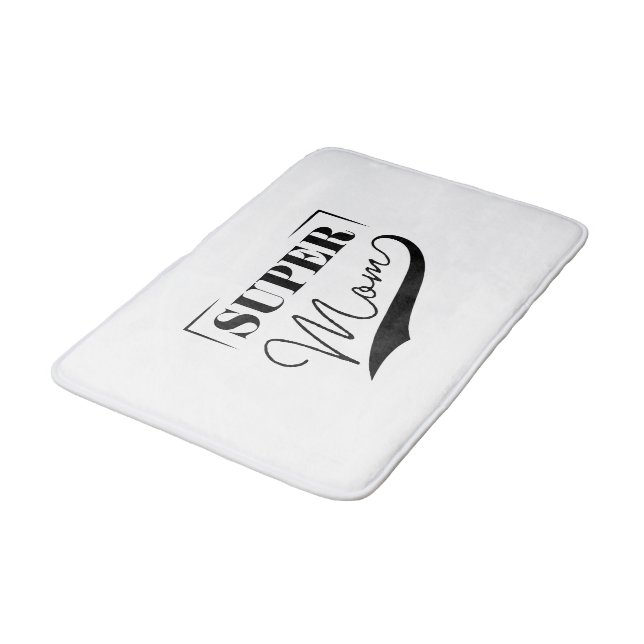 Super Mum Bath Mat (Angled)
