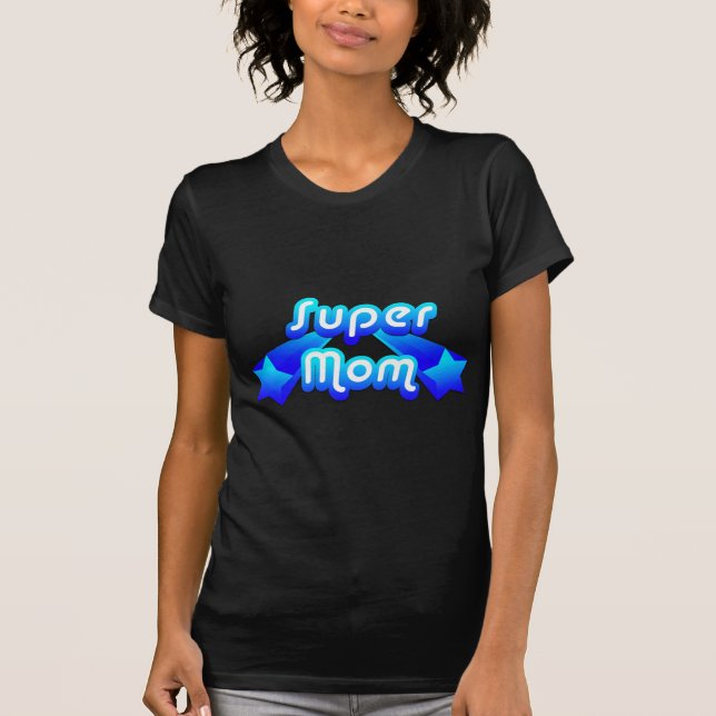 Super Mum Blue T-Shirt (Front)