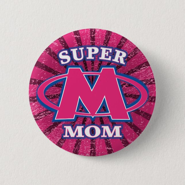 Super Mum Button (Front)