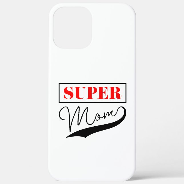 Super Mum Case-Mate iPhone Case (Back)