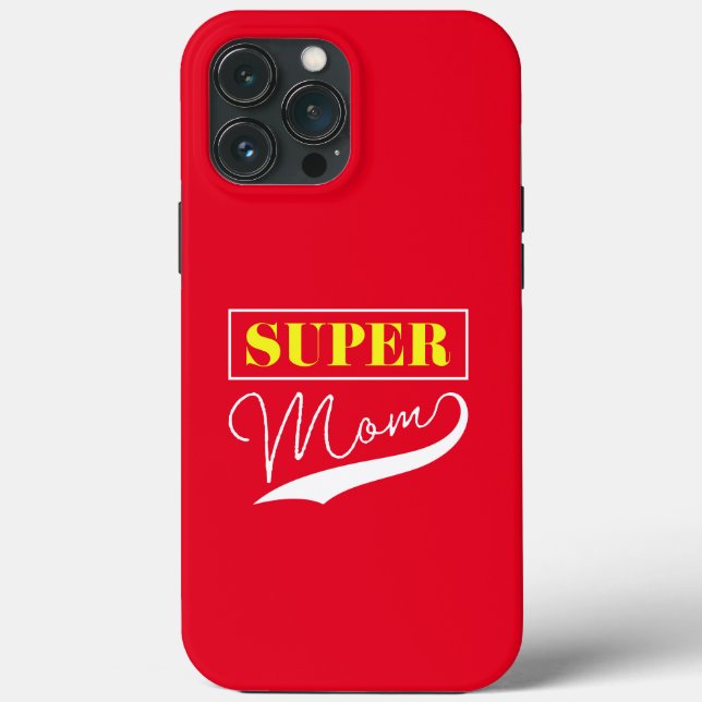Super Mum Case-Mate iPhone Case (Back)