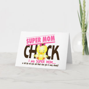 Super Mum Chick 2 Card