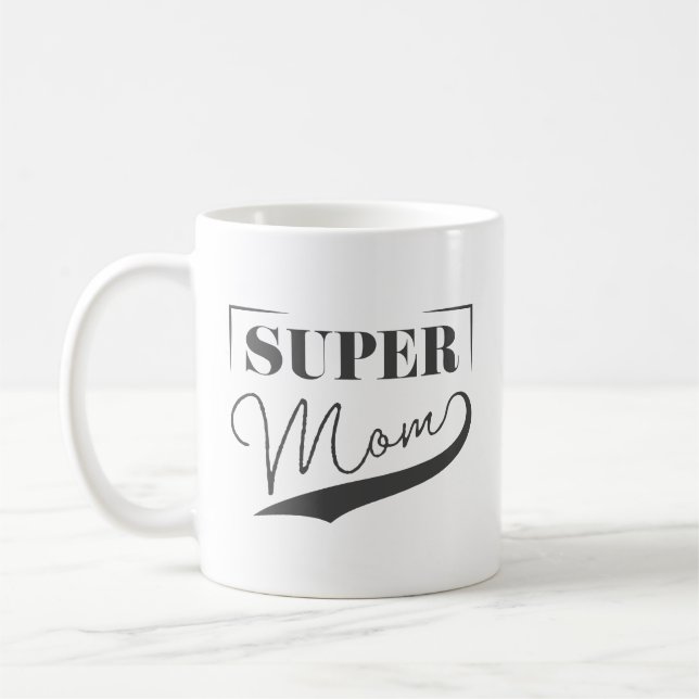 Super Mum Coffee Mug (Left)