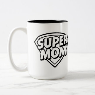 Super Mum Coffee Mug with Hero Design