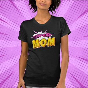 Super Mum Comic Book Birthday Party T-Shirt