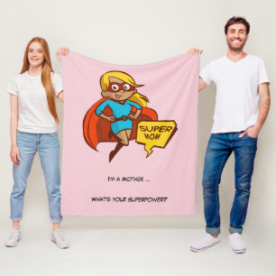 Super-Mum Fleece Blanket