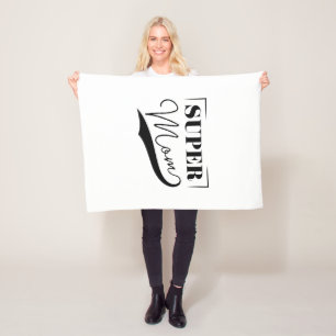 Super Mum Fleece Blanket