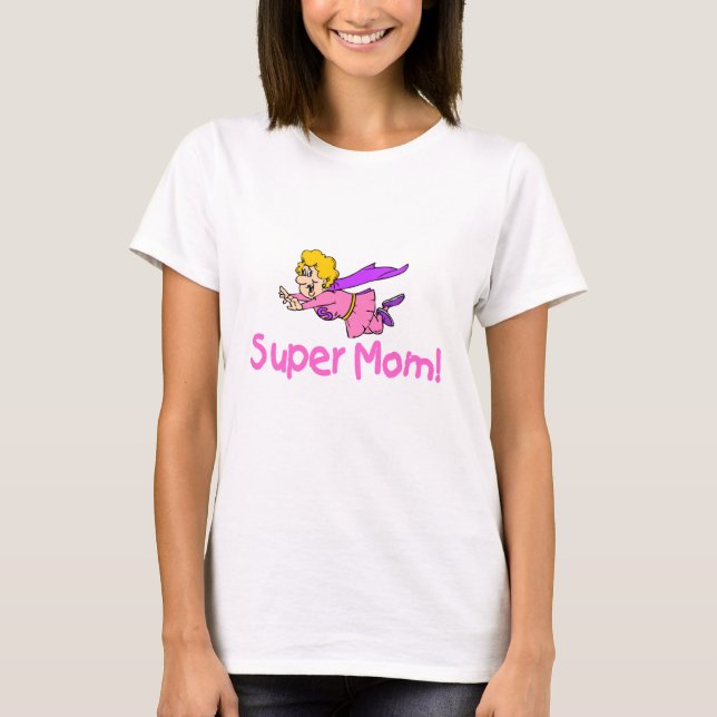 Super Mum (Flying) T-Shirt (Front)