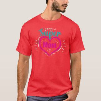 Super Mum For Mother For Mum Birthday retro T-Shirt