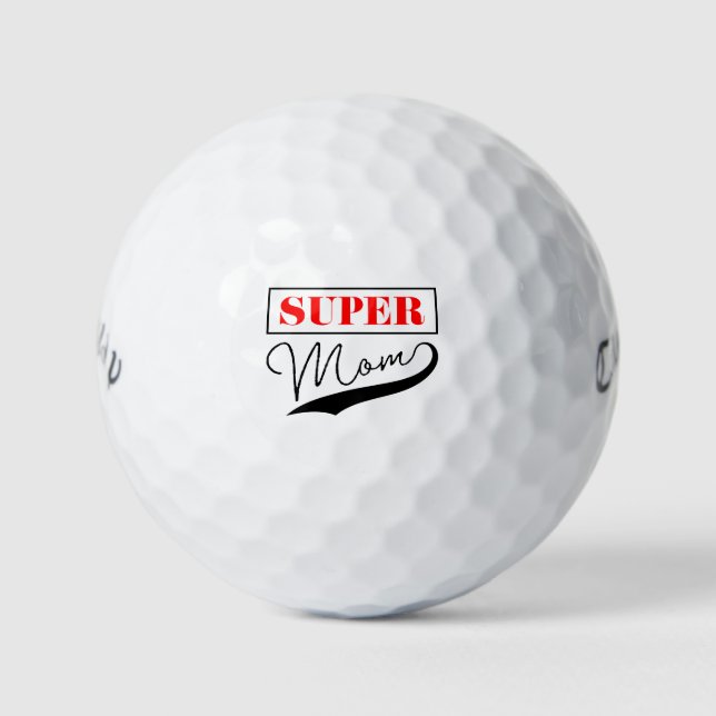 Super Mum Golf Balls (Front)