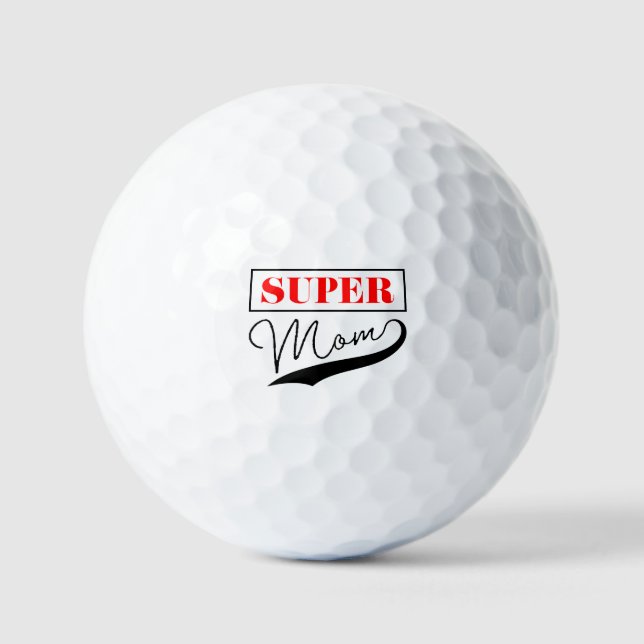 Super Mum Golf Balls (Front)