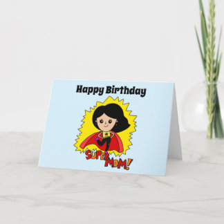 Super Mum Happy Birthday Invitation
