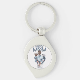 Super Mum – Heartwarming Motherhood & Family Love Key Ring