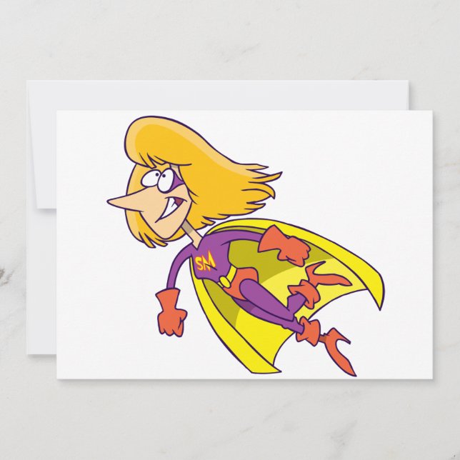 Super Mum Invitations (Front)