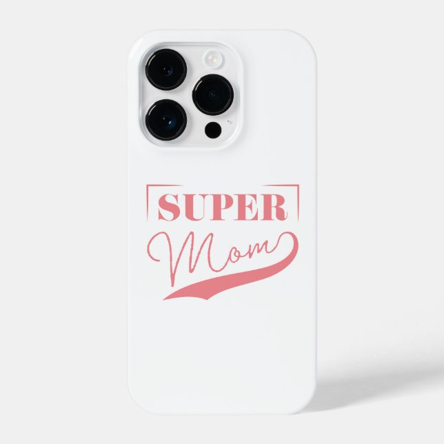 Super Mum iPhone Case (Back)