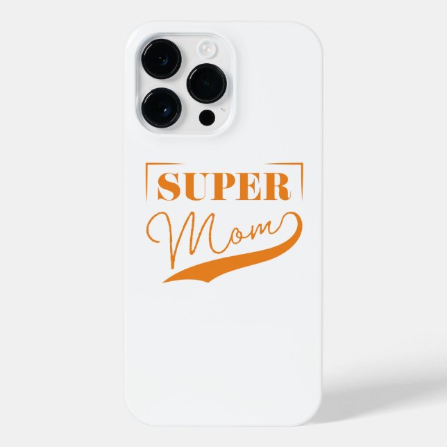 Super Mum iPhone Case (Back)