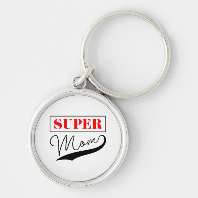Super Mum Key Ring (Front)