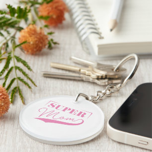 Super Mum Key Ring