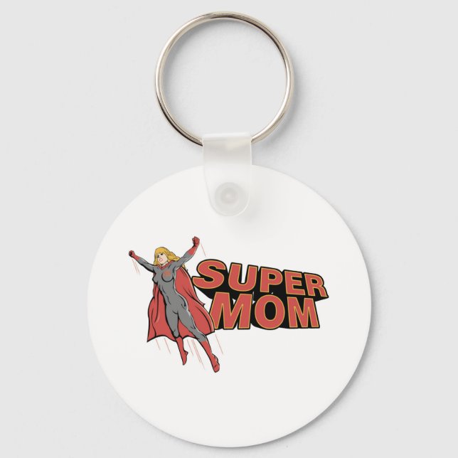Super Mum Key Ring (Front)