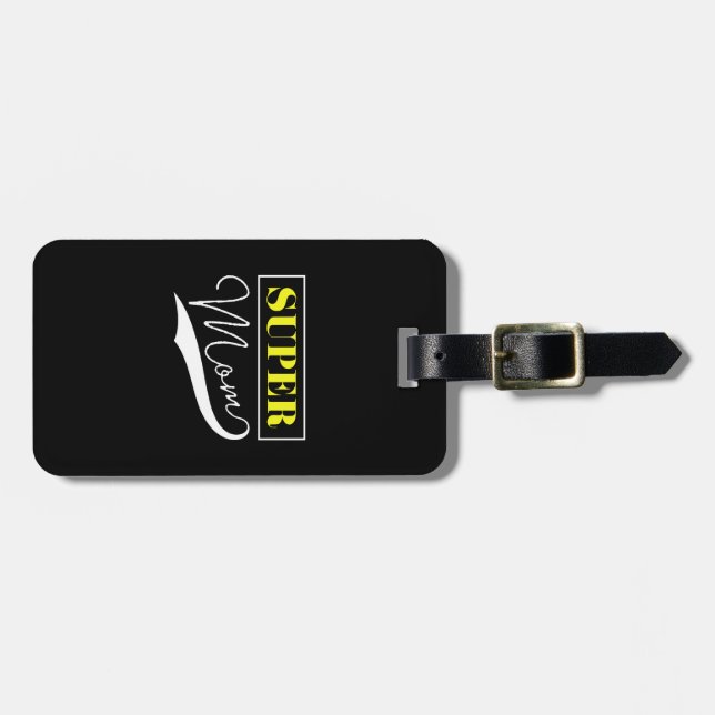 Super Mum  Luggage Tag (Front Horizontal)