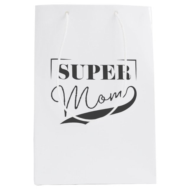 Super Mum Medium Gift Bag (Front)
