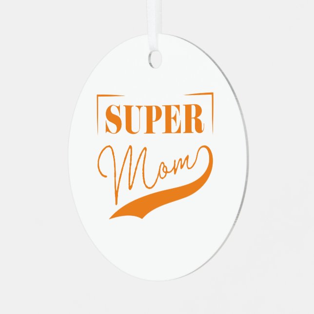 Super Mum Metal Tree Decoration (Front Left)