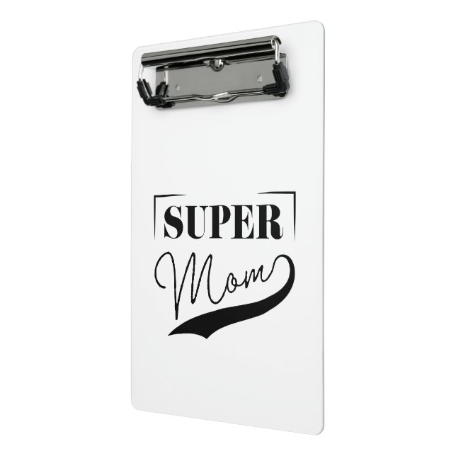 Super Mum Mini Clipboard (Angled2)