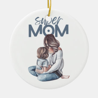 Super Mum Mother'S Day Ornament