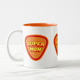Super Mum Mother's Day Two-Tone Coffee Mug