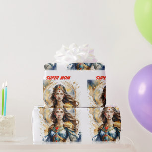 Super Mum Mother's Day Wrapping Paper