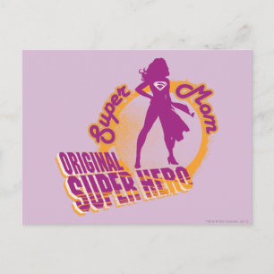 Super Mum Original Super Hero Postcard