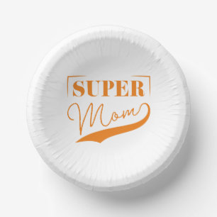 Super Mum Paper Plate