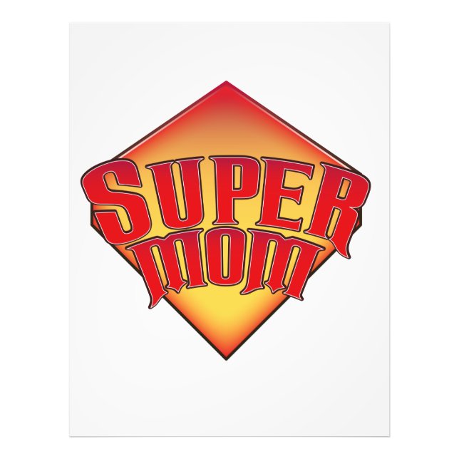Super Mum Photo Print (Front)
