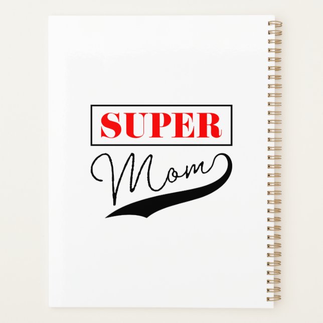 Super Mum Planner (Back)