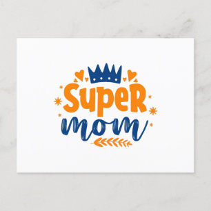 Super Mum Postcard