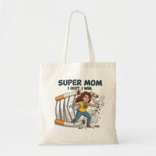 Super Mum Quit Smoking Success Tote Bag