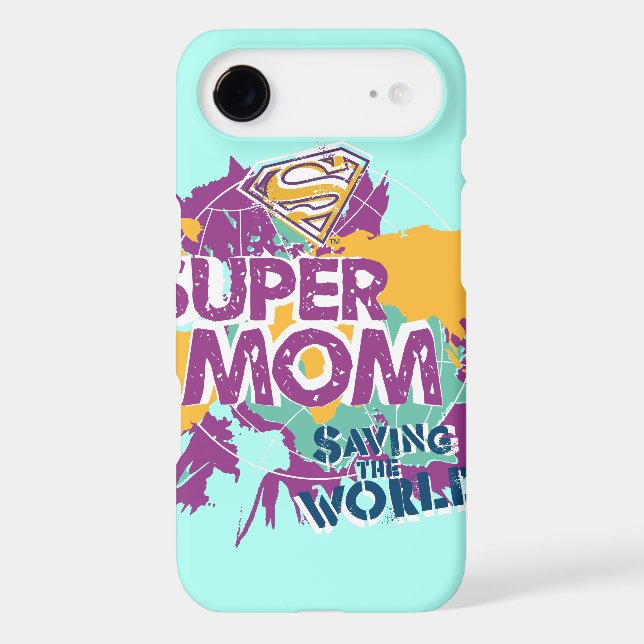 Super Mum Saving the World Case-Mate iPhone Case (Back)