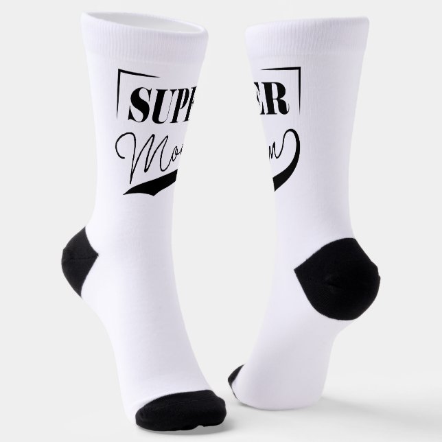 Super Mum Socks (Angled)